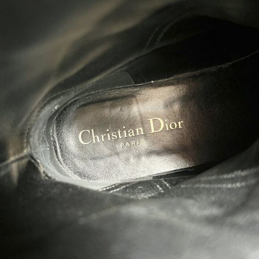 Christian Dior D-Major‎ Combat Boots Black Calfskin Platform EU 39 - Picture 6 of 11